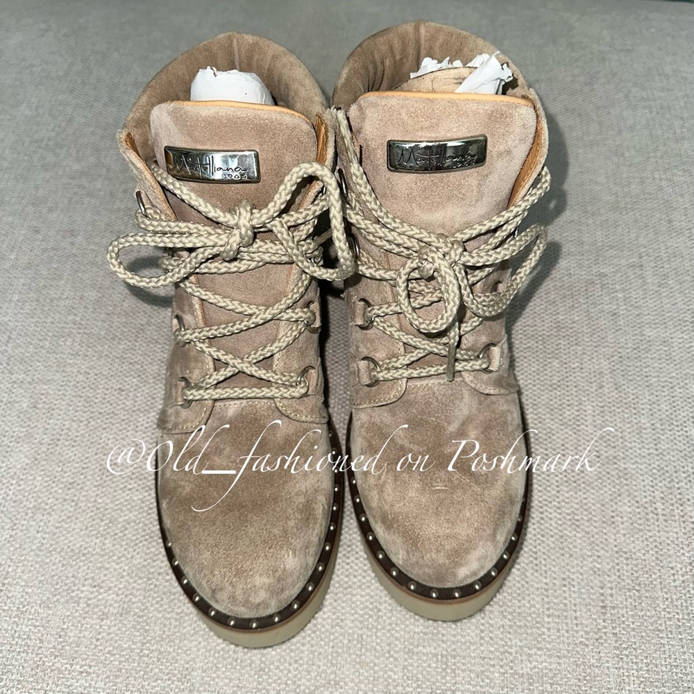 MONTELLIANA Studded Suede Boots